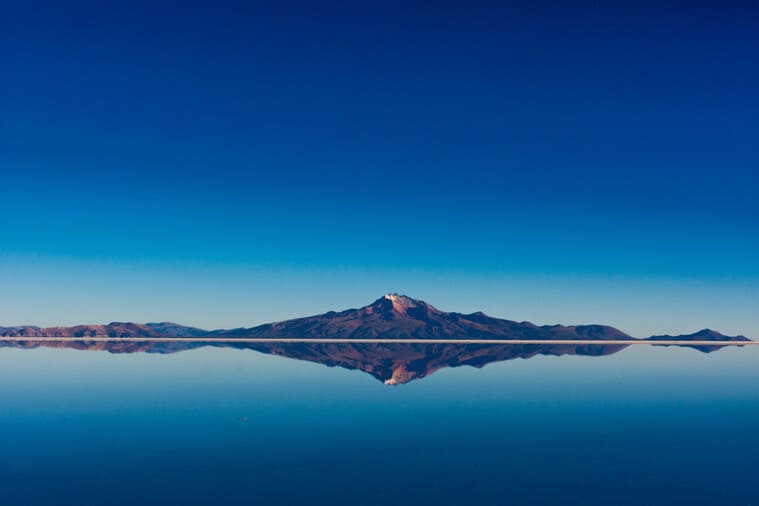 美しいウユニ塩湖