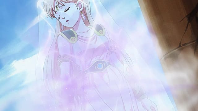アニメ『ダイの大冒険』氷漬けにされてしまったレオナ姫