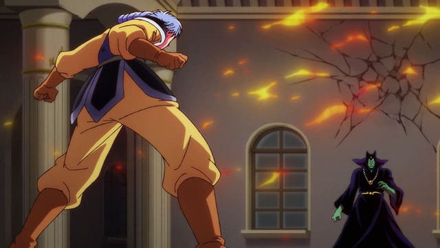 アニメ『ダイの大冒険』ハドラーと戦うアバン